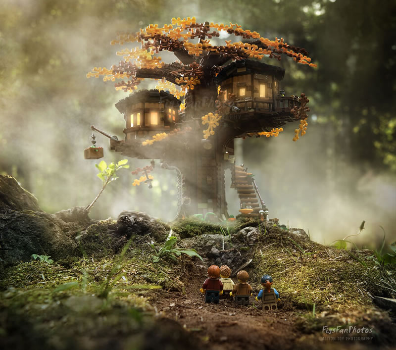 Miniature Action-Packed Scenes Made With Toys By Benedek Lampert