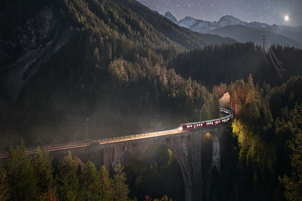 Beauty Of Day And Night Skies by Alex Forst