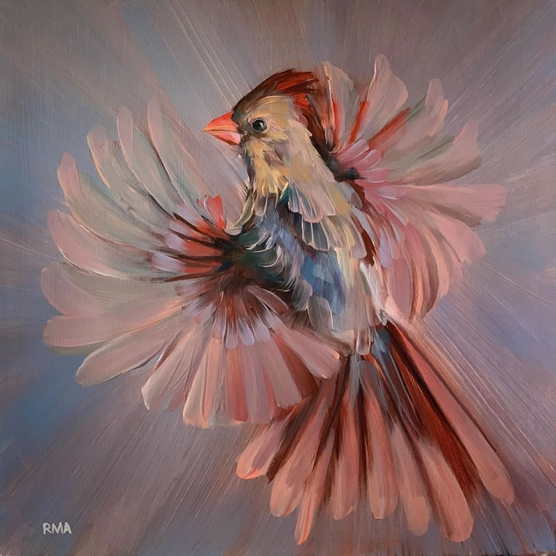 Bird Canvas Art-Painting with Acrylic & Oil - art u create