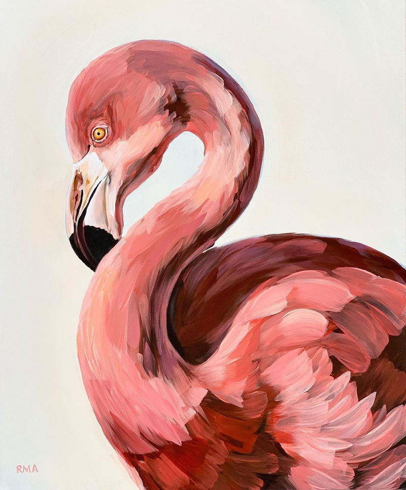 Gorgeous Bird Portrait Paintings by Rachel Altschuler
