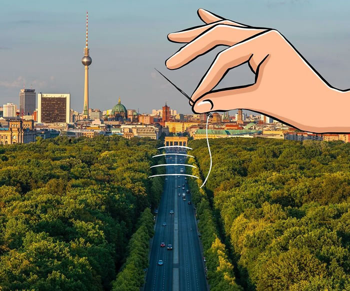 Creative Illustrations On Scenic Photos By Robin Yayla