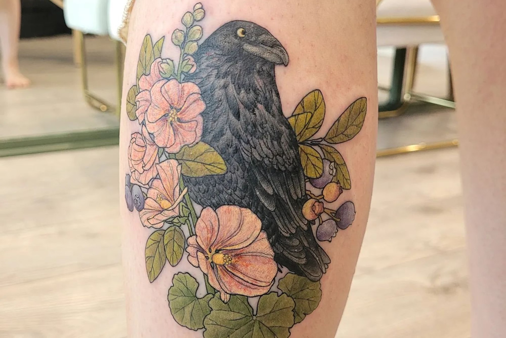 Flora and Fauna Tattoos by Jamie