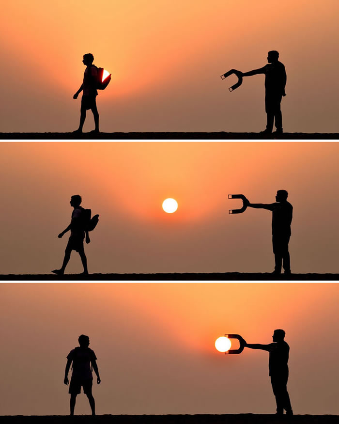 People’s Silhouettes During Sunset By Krutik Thakur