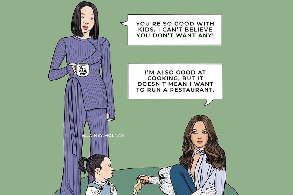 Thought-Provoking Feminity Illustrations by Lainey Molnar