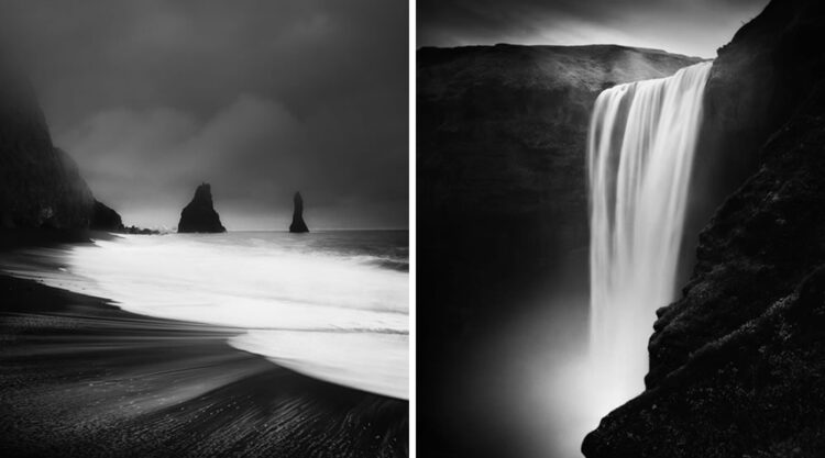 Iceland Black and White Landscape Photos by Peter