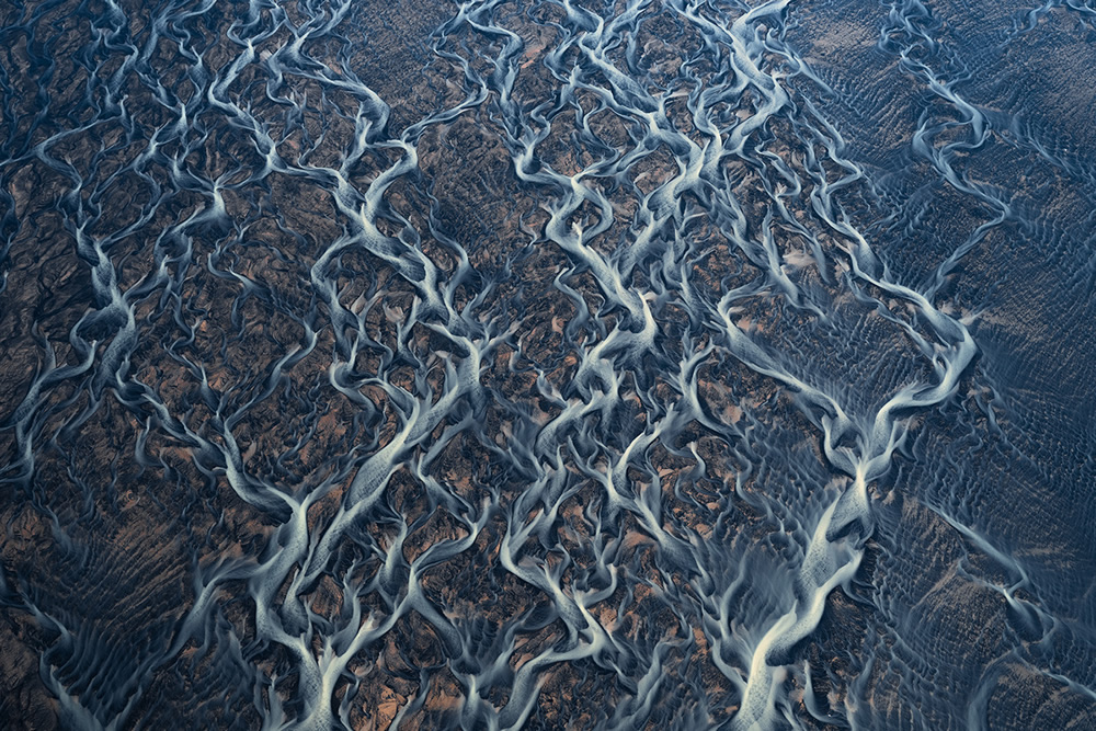 Photographer Kevin Krautgartner Captures Beautiful Braided River Landscapes Of Iceland