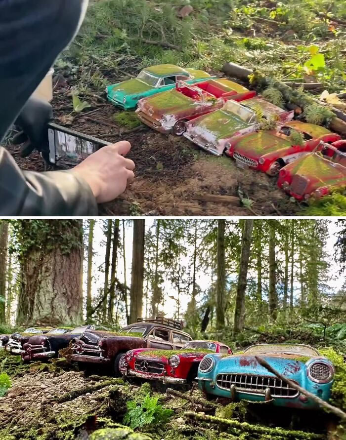 Realistic Scenes With Miniature Cars By Anthony Ryan Schmidt