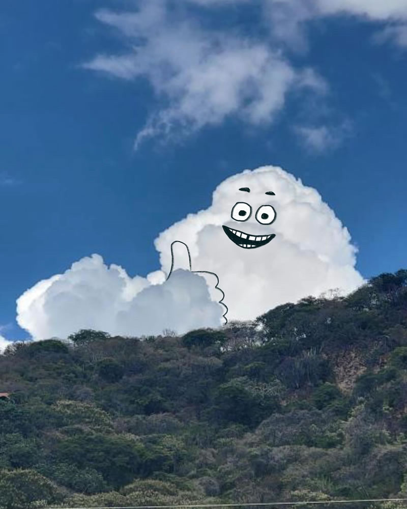 Funny Doodles Of Clouds by Chris Judge