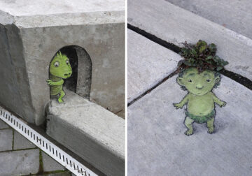 Street Art by David Zinn