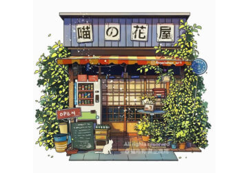 Japanese Houses Illustrations By Angela Hao