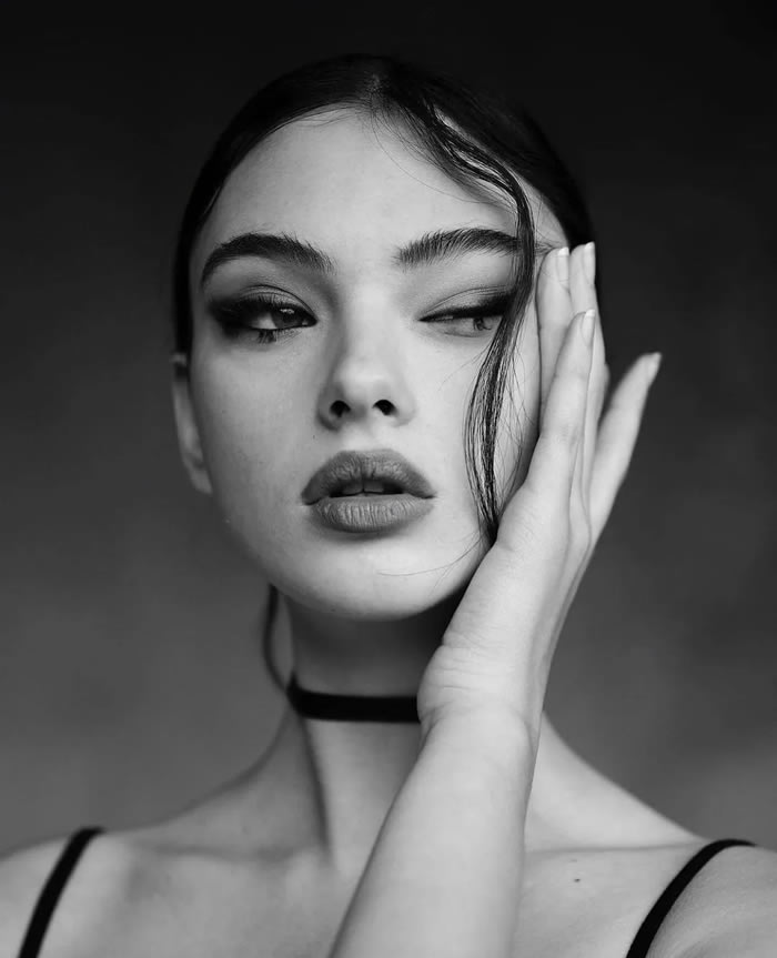 Female Black and White Portrait Photography