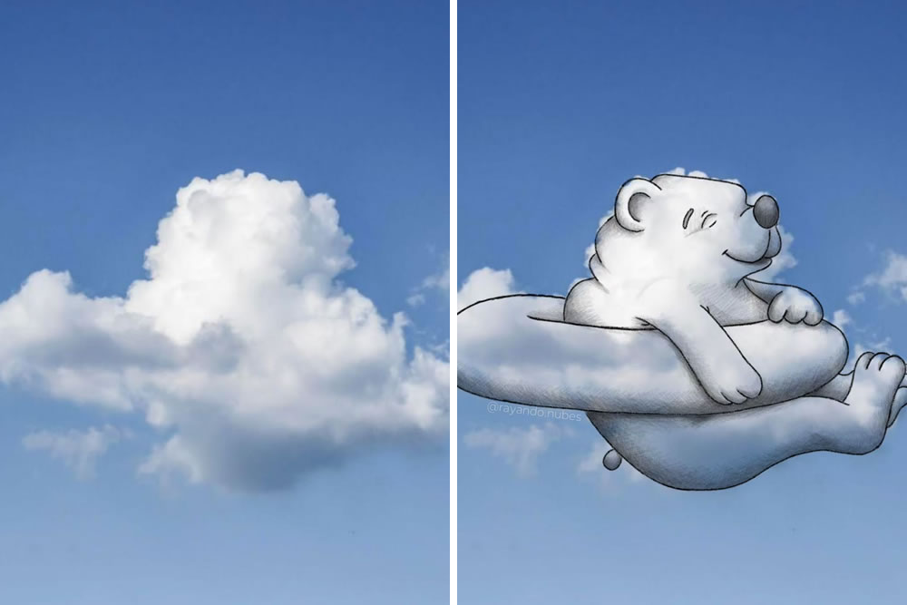 Clouds Drawings by Monse Ascencio