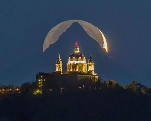 Italian Photographer Valerio Minato Captures Mesmerizing Moon Photos From Different Places
