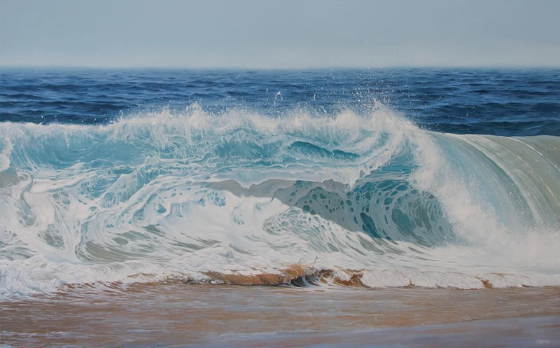 Ocean Oil Paintings By Katharine Burns