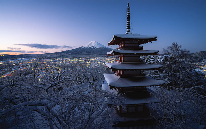 Mount Fuji Four Seasons By Hisa Matsumura