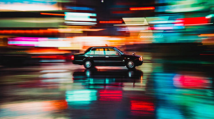 Reflective Rainy Nights Of Osaka By Omi Kim