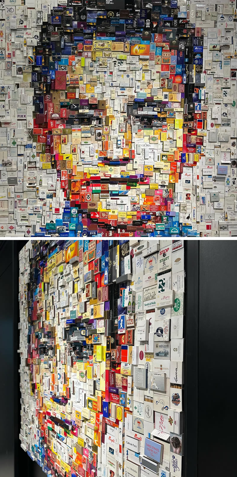 Incredible Collage Portraits Using Waste Materials By Deniz Sagdic