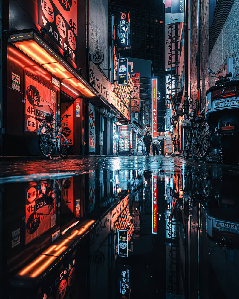 Night Photos Of Shinjuku City Japan By Junya Watanabe