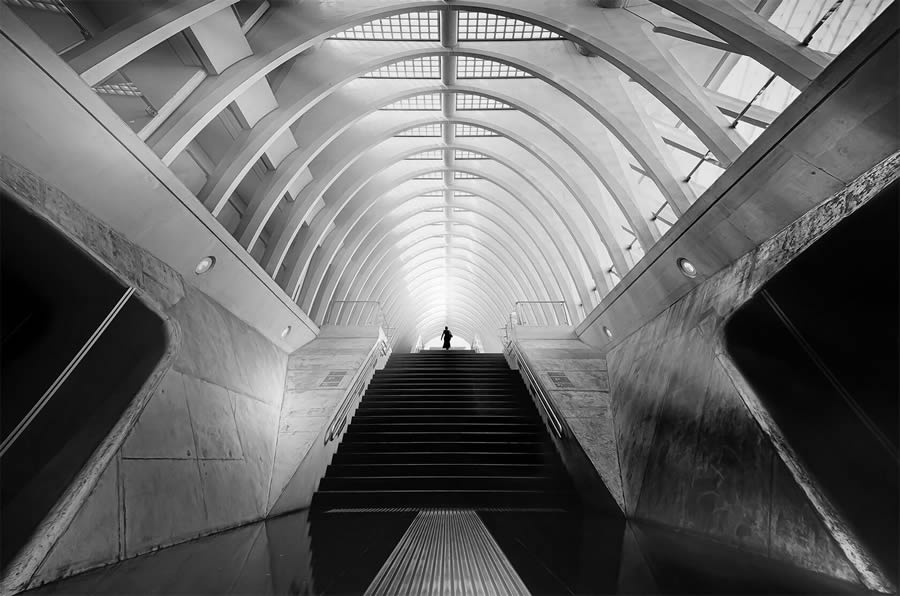 Street Architectural Black and White Photography By Ines Maria