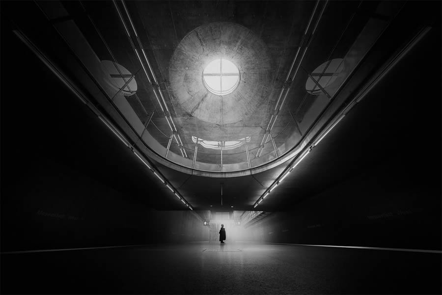 Street Architectural Black and White Photography By Ines Maria