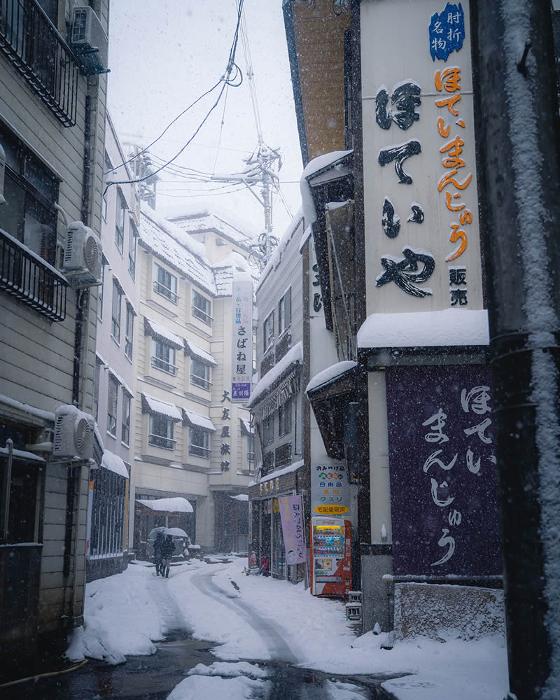 Snow-Covered Streets Of Japan By Hisa Matsumura