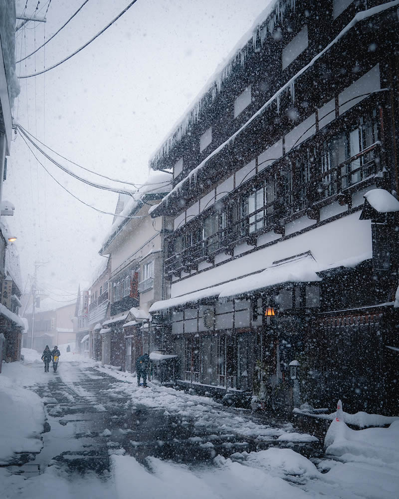 Snow-Covered Streets Of Japan By Hisa Matsumura