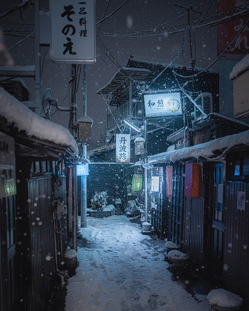 Snow-Covered Streets Of Japan By Hisa Matsumura