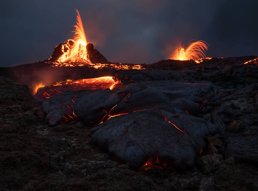 Fagradalsfjall Volcano Eruption By Erez Marom