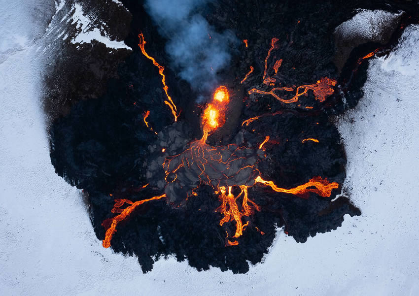 Fagradalsfjall Volcano Eruption By Erez Marom