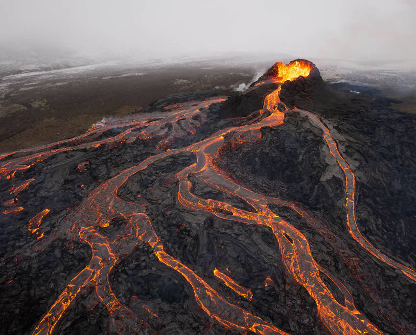 Fagradalsfjall Volcano Eruption By Erez Marom