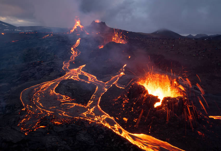 Fagradalsfjall Volcano Eruption By Erez Marom