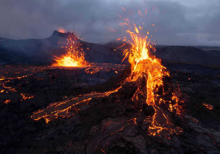 Fagradalsfjall Volcano Eruption By Erez Marom