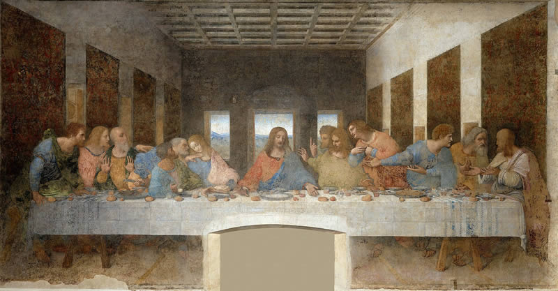 The Last Supper by Leonardo da Vinci - Famous Paintings In The World By Legendary Artists