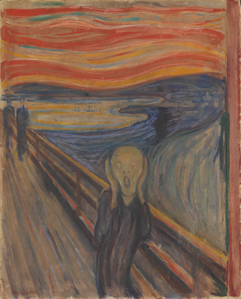 The Scream by Edvard Munch - Famous Paintings In The World By Legendary Artists