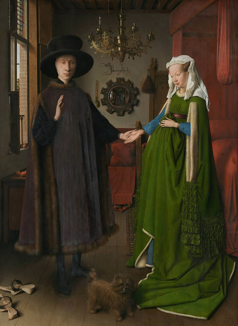 The Arnolfini Portrait by Jan van Eyck - Famous Paintings In The World By Legendary Artists