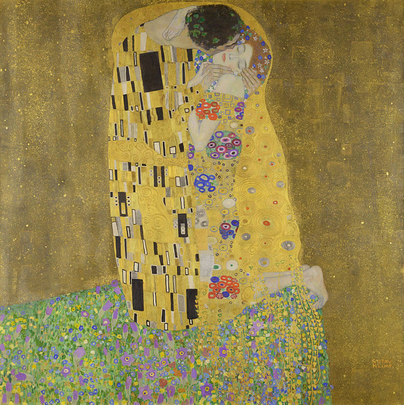 The Kiss by Gustav Klimt - Famous Paintings In The World By Legendary Artists