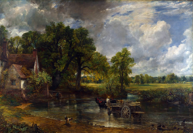 The Hay Wain by John Constable - Famous Paintings In The World By Legendary Artists