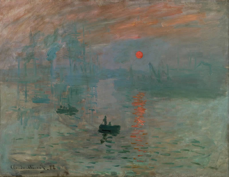 Impression, Sunrise by Claude Monet - Famous Paintings In The World By Legendary Artists