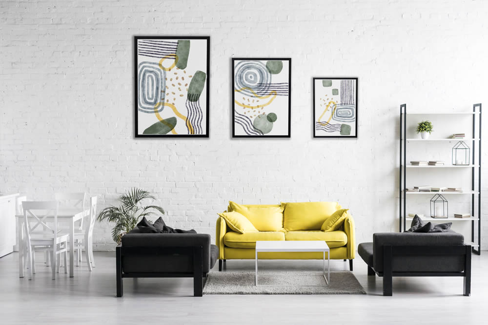 6 Ways To Personalise Your Living Room Art Wall