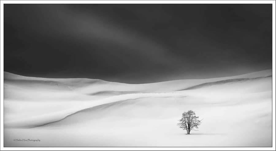 Black and White Landscape Photography by Huibo Hou