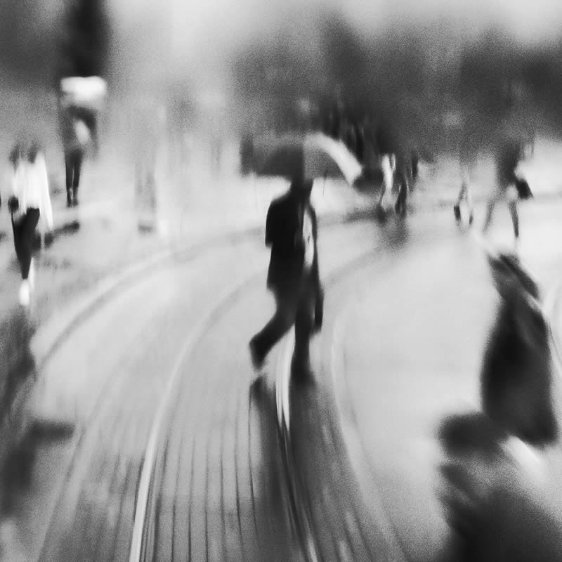 Black and White Abstract Street Photography by Olga Karlovac