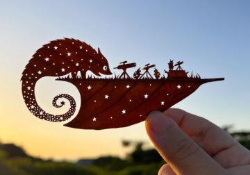 Hand-Carved Leaf Art By Lito