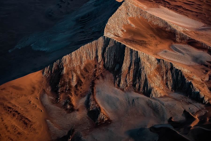 Aerial Landscape Photos of Namibia Iconic Sand Dunes by Tom Hegen