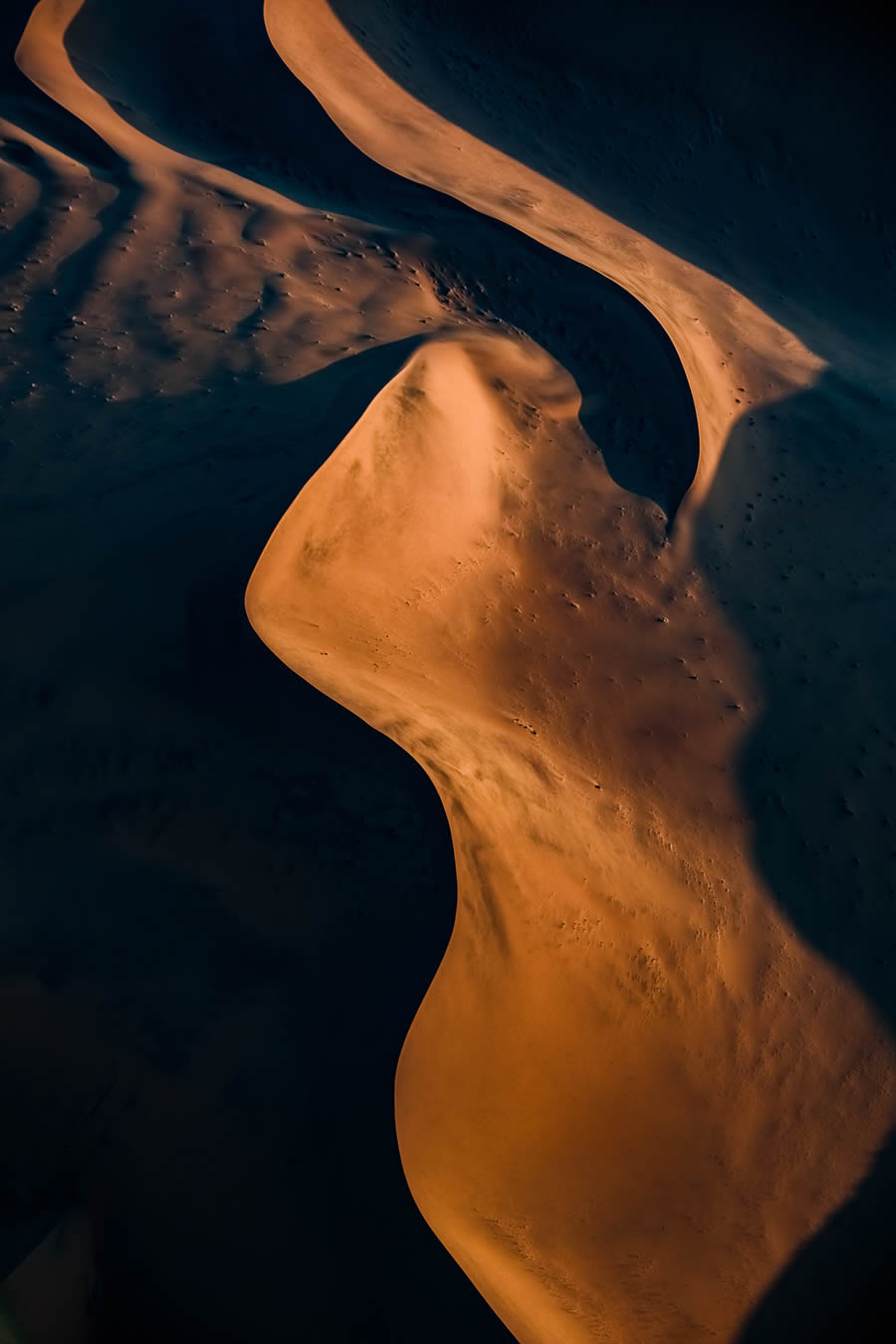 Aerial Landscape Photos of Namibia Iconic Sand Dunes by Tom Hegen