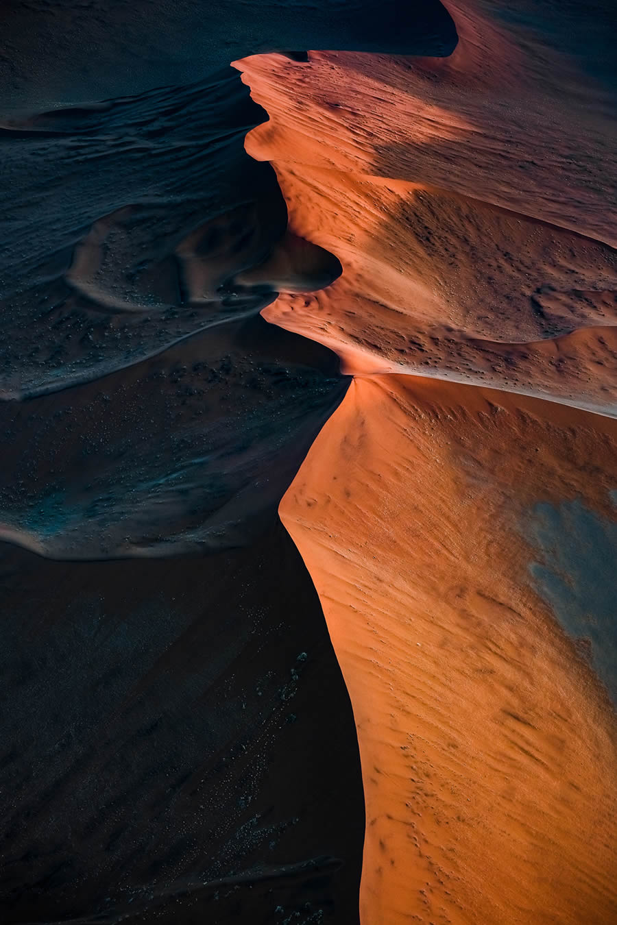 Aerial Landscape Photos of Namibia Iconic Sand Dunes by Tom Hegen