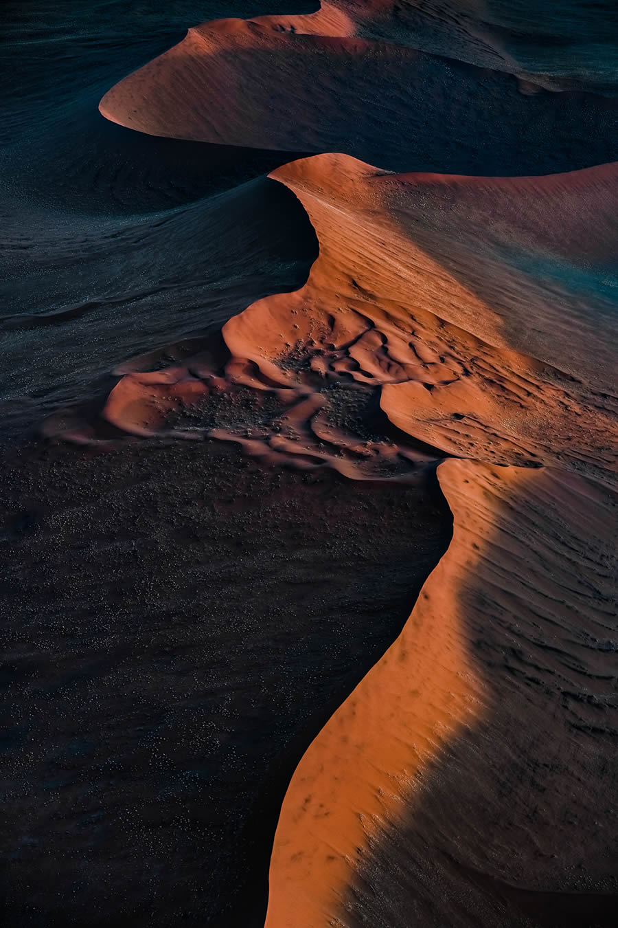 Aerial Landscape Photos of Namibia Iconic Sand Dunes by Tom Hegen