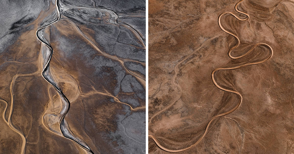 Photographer Tom Hegen Captures Stunning Aerial Landscape Photos of Death Valley