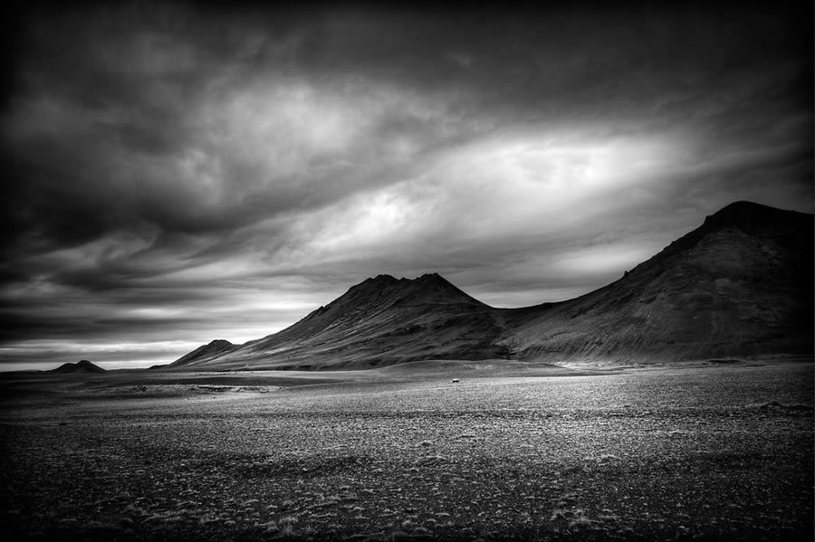 Black and White Iceland Landscape Photography by Gary Wagner