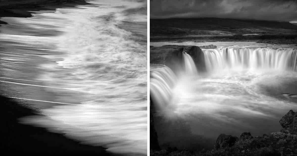 Photographer Gary Wagner Captures the Raw Power of Nature in Iceland’s Black-and-White Landscapes