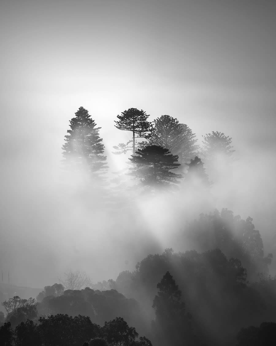 Long Exposure Black and White Landscape Photography by Jana Luo